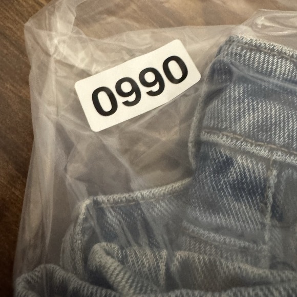 Vintage Y2K L.E.I. Mid Rise Denim Mini Jean Skirt Womens Size 9 90s Preppy Indie - Picture 9 of 9